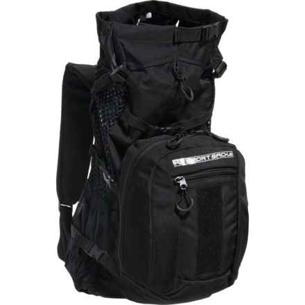 K9 Sport Sack Plus 2 Backpack Dog Carrier with Storage Bag in Black