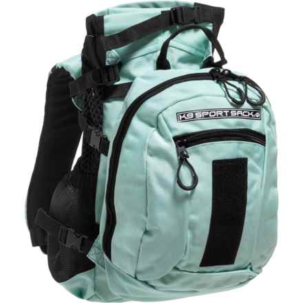 K9 Sport Sack Plus 2 Backpack Dog Carrier with Storage Bag in Mint