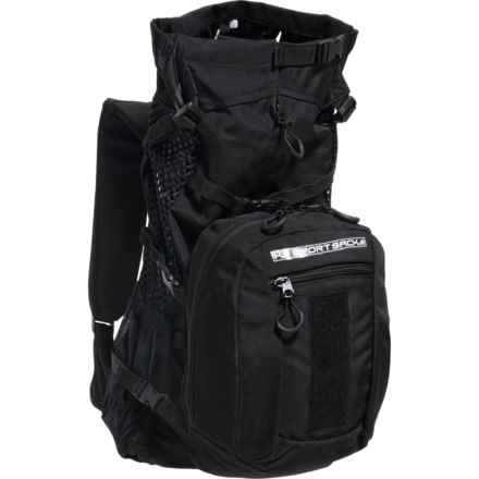 K9 Sport Sack Plus 2 Backpack Dog Carrier with Storage Bag in Small Black