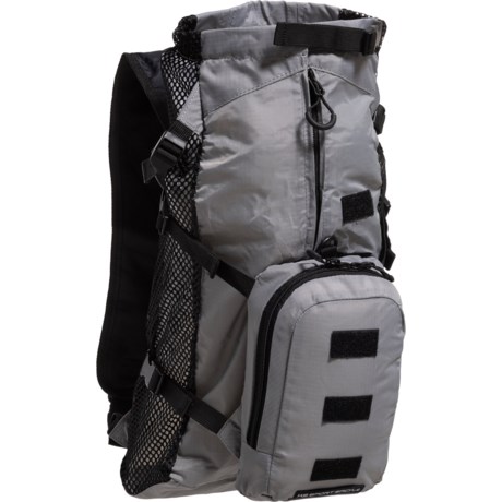 K9 Sport Sack Walk-On Packable Dog Carrier Backpack and Dog Harness in Grey