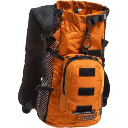 K9 Sport Sack Walk-On Packable Dog Carrier Backpack and Dog Harness in Orange
