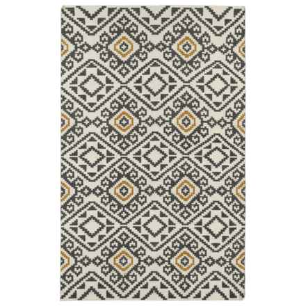 Rugs Average Savings Of 39 At Sierra Trading Post Kaleen Nomad Wool Area Rug 8x10 In Black Mosaic Closeouts