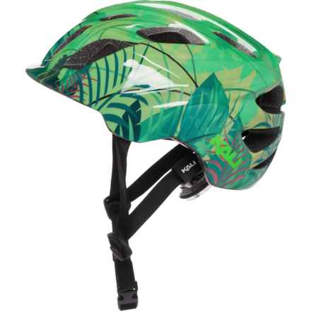 Kali Protectives Chakra Child Lighted Bike Helmet (For Boys and Girls) in Jungle Green