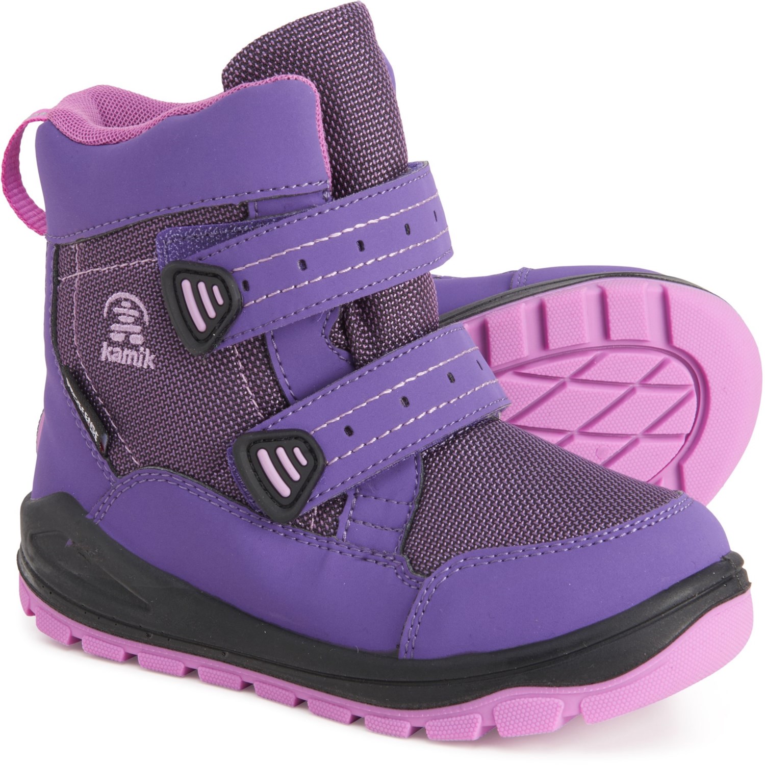 girls purple snow boots