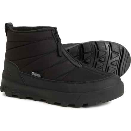 Kamik Atwater Zip Snow Boots - Waterproof, Insulated (For Men) in Blk