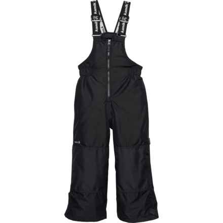 Kamik Big and Little Boys Echo Snow Bib Pants - Waterproof, Insulated in Black