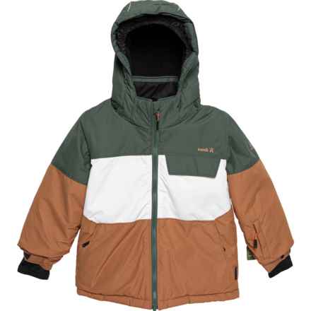 Kamik Big and Little Boys Huck Ski Jacket - Waterproof, Insulated in Brown A