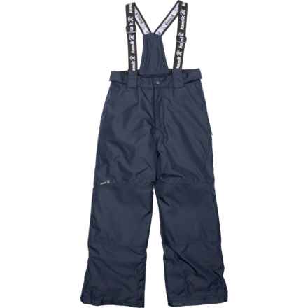 Kamik Big and Little Boys Titan Solid Bib Snow Pants - Waterproof, Insulated in Midnight