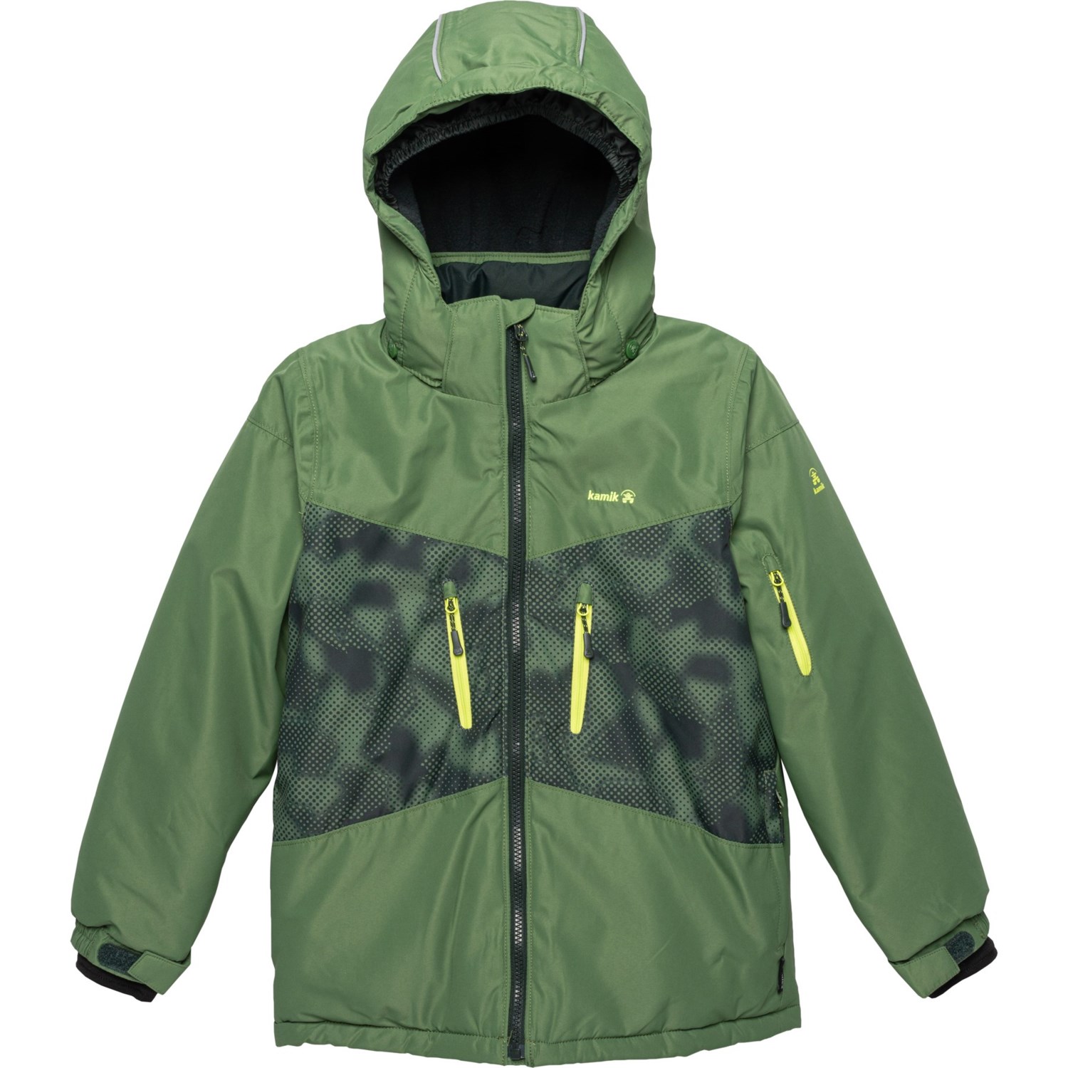Kamik Big Boys Ski - Save Jared Color-Block Insulated - 65% Waterproof, Jacket