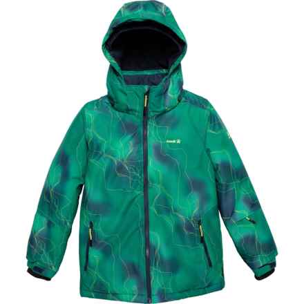 Kamik Big Boys Walker Ghost Heavyweight Ski Jacket - Waterproof, Insulated in Green