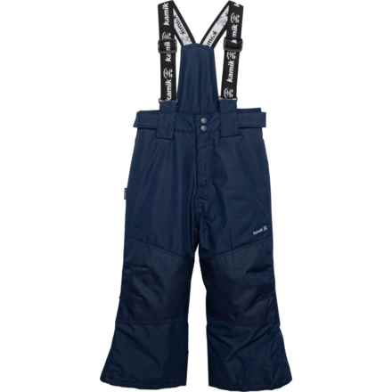 Kamik Big Girls Aspen Solid Ski Pants - Waterproof, Insulated in Navy