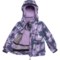 3XPRW_3 Kamik Big Girls Pharye Bloom Floral Ski Jacket - Waterproof, Insulated