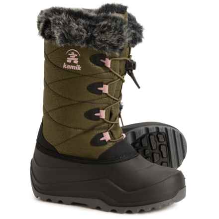 Kamik Boys and Girls SnowAngel Snow Boots - Waterproof, Insulated in Dol