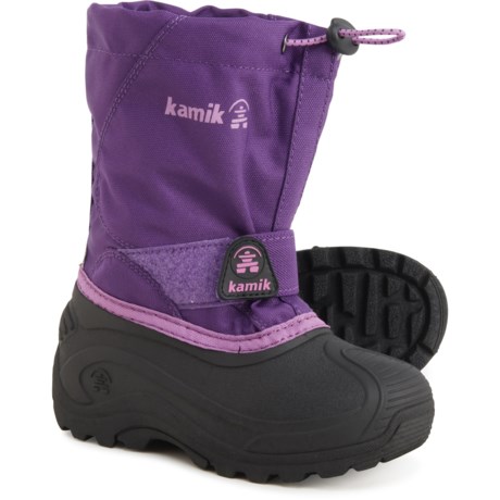 Kamik Boys and Girls Snowfox Pac Boots - Waterproof, Insulated in Purple