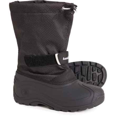 Kamik Boys Finley2 Winter Boots - Waterproof, Insulated in Charcoal