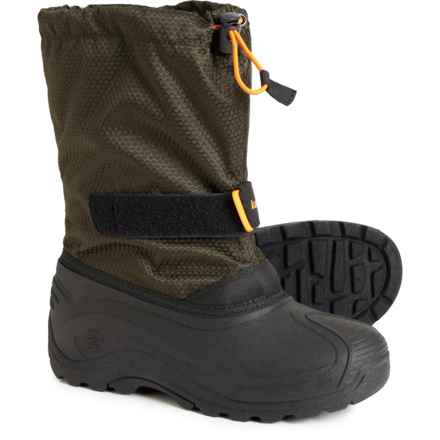 Kamik Boys Finley2 Winter Boots - Waterproof, Insulated in Olive