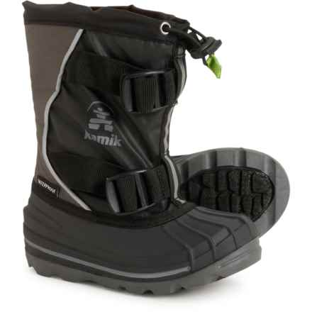 Kamik Boys Glacial 4 Pac Boots - Waterproof, Insulated in Black