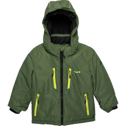 Kamik Boys Hux Ski Jacket - Waterproof, Insulated in Vine/Forest