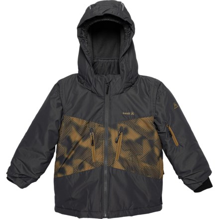 Kamik Boys Jared Ski Jacket - Waterproof, Insulated in Coal/Bronze