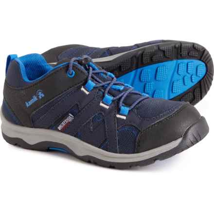 Kamik Boys Trax Hiking Shoes - Waterproof in Navy/Blue