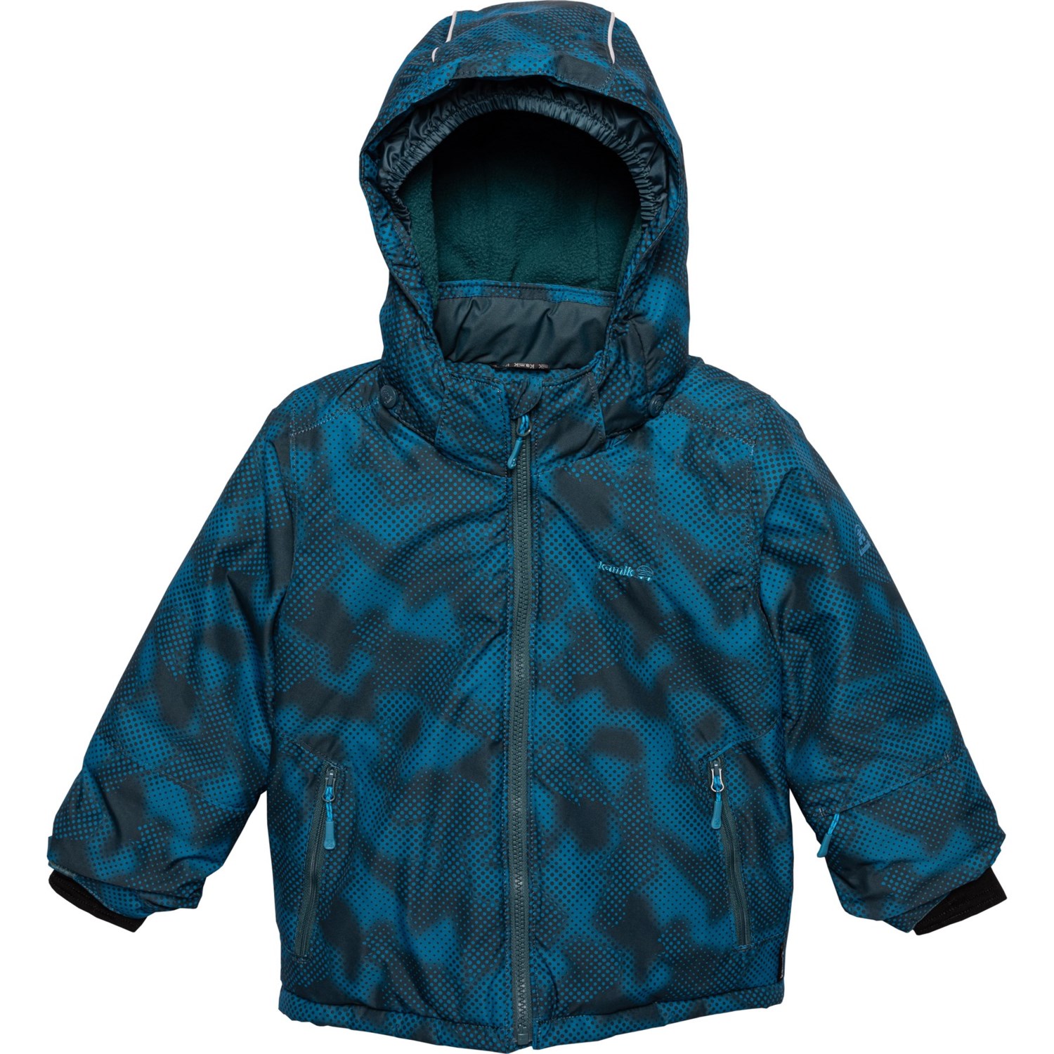 Kamik Boys Walker Terrain Ski Jacket Atlantic Size 14 Breathable Fabric Waterproof