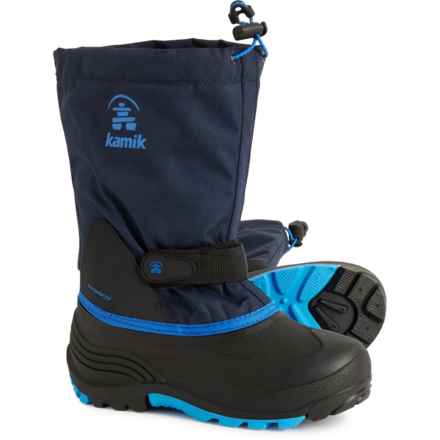 Kamik Boys Waterbug 5 Pac Boots - Waterproof, Insulated in Navy