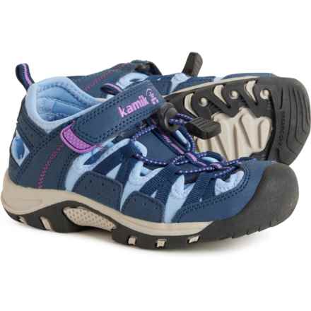 Kamik Boys Wildcat Sport Sandals in Navy
