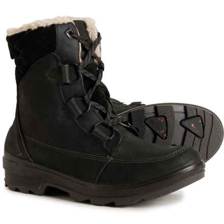 Kamik Deity Leather Mid Winter Boots - Waterproof, Insulated (For Women) in Black
