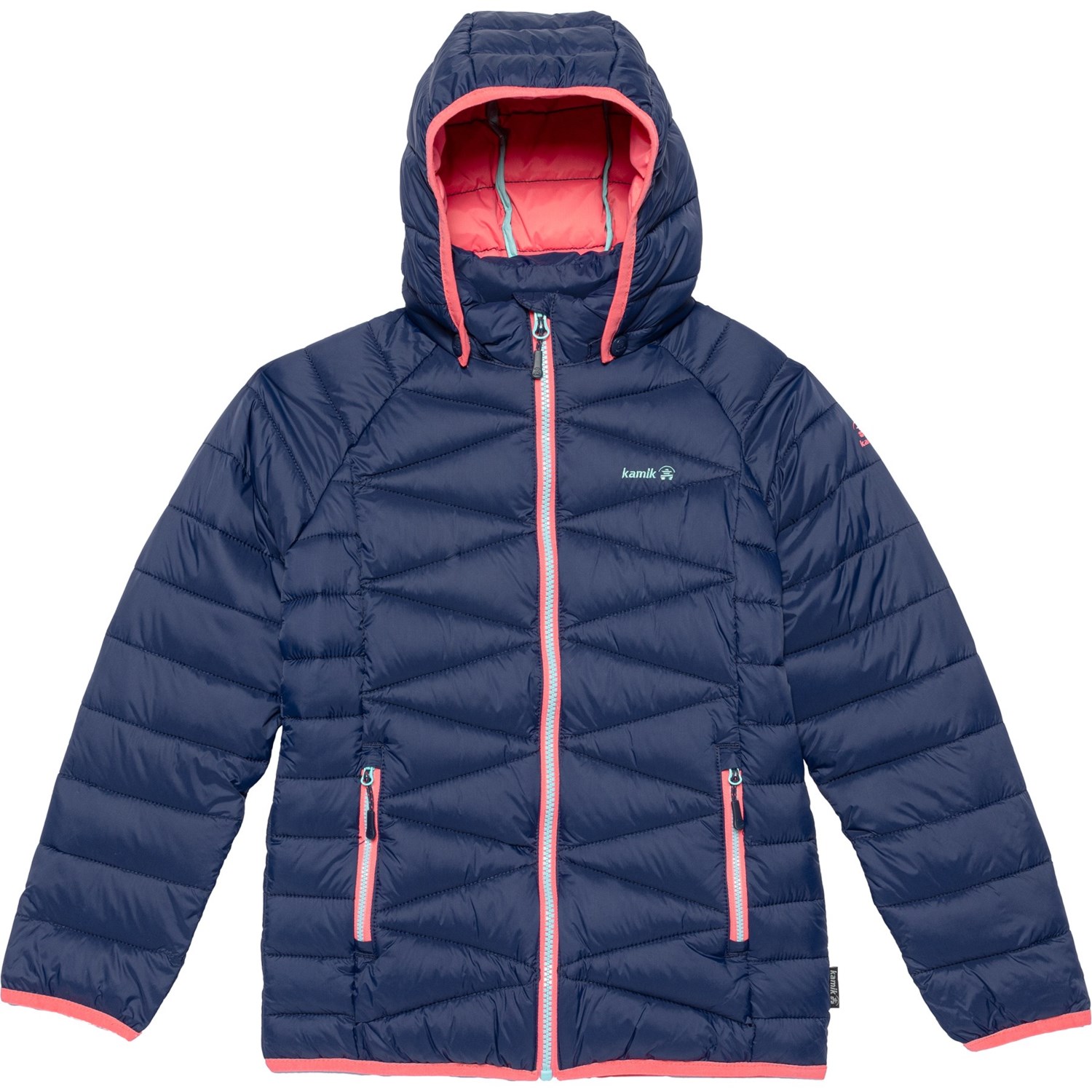 (取寄) カミック ガールズ アデル ミッドウエイト ジャケット - ウォータープルーフ, インサレーテッド Kamik Girls Adele Midweight Jacket - Waterproof, Insulated  Navy Kamik Girls Adele Midweight Jacket - Waterproof, Insulated - Save 60%