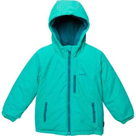 Kamik Girls Amber Solid Ski Jacket - Waterproof, Insulated in Lagoon/Harbor