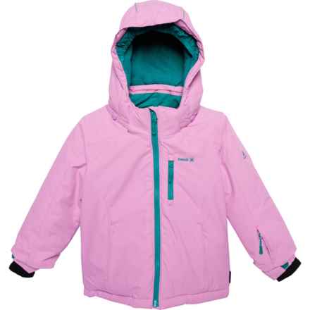 Kamik Girls Aura Solid Ski Jacket - Waterproof, Insulated in Blush/Harbor