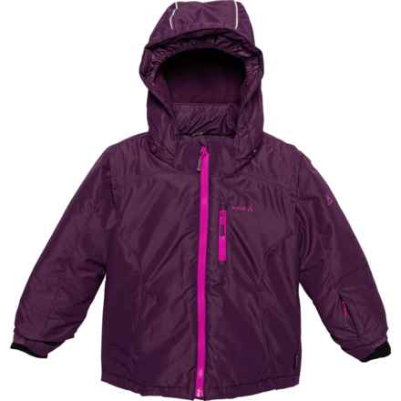 Kamik Girls Aura Solid Ski Jacket - Waterproof, Insulated in Plum/Fuschia