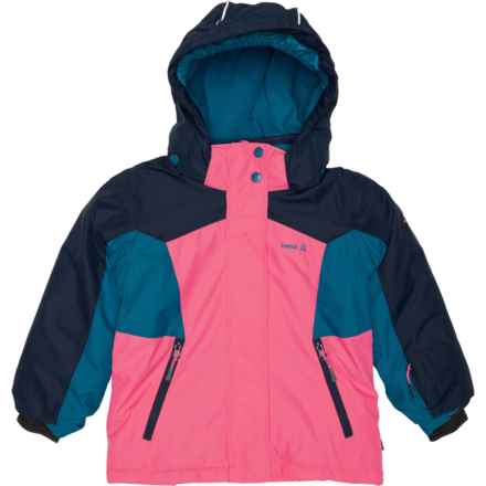 Kamik Girls Evie Ski Jacket - Waterproof, Insulated in Rose/Midnight