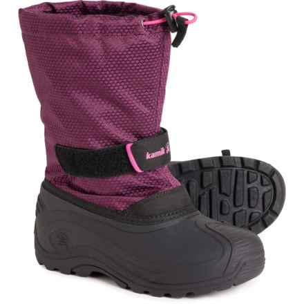 Kamik Girls Finley 2 Winter Boots - Waterproof, Insulated in Grape