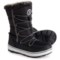 Kamik Girls Hopper Snow Boots - Waterproof, Insulated in Black Noir