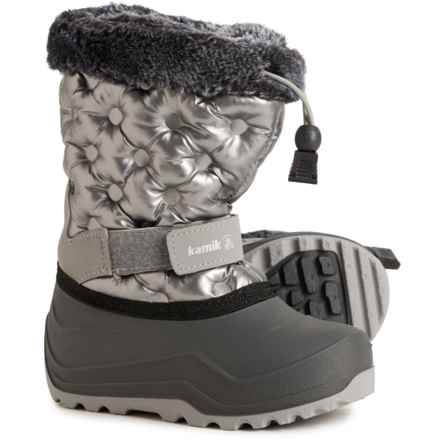 Kamik Girls Penny 3 Snow Boots - Waterproof, Insulated in Silver