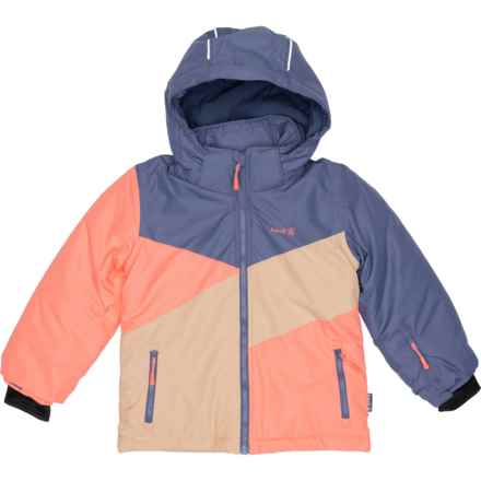 Kamik Girls Pixie Color-Block Ski Jacket - Waterproof, Insulated in Indigo