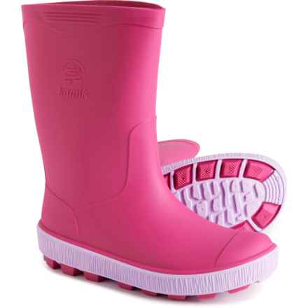 Kamik Girls Riptide Rain Boots - Waterproof in Pink