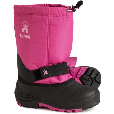 Kamik Girls Rocket Pac Boots - Waterproof, Insulated in Magenta