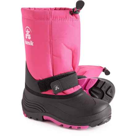 Kamik Girls Rocket Pac Boots - Waterproof, Insulated in Rose