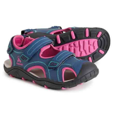 Kamik Girls Seaturtle2 Sport Sandals in Light  Navy