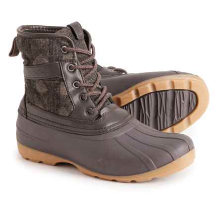 Kamik Girls Sierra Mid Pac Boots - Waterproof, Insulated in Dark Brown/Olive