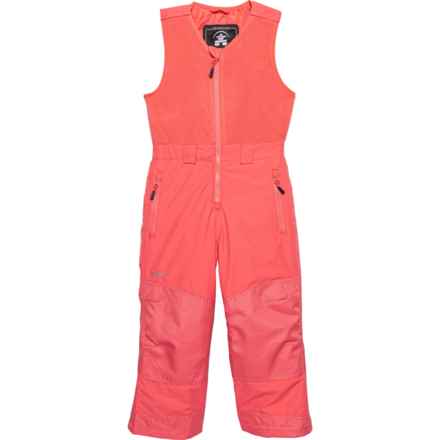 Kamik Girls Storm Polar Bib Snow Pants - Waterproof, Insulated in Coral