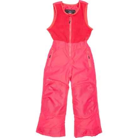 Kamik Girls Storm Polar Bib Snow Pants - Waterproof, Insulated in Rose