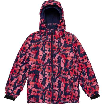 Kamik Girls Tallie Blossom Winter Jacket - Waterproof, Insulated in Navy