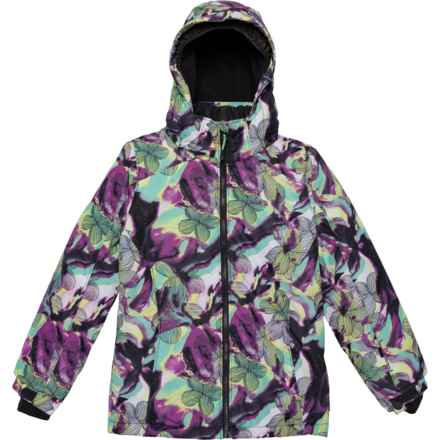 Kamik Girls Tallie Floressence Winter Jacket - Waterproof, Insulated in Black