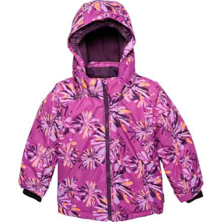 Kamik Girls Tallie Mariposa Ski Jacket - Waterproof, Insulated in Fuschia/Plum