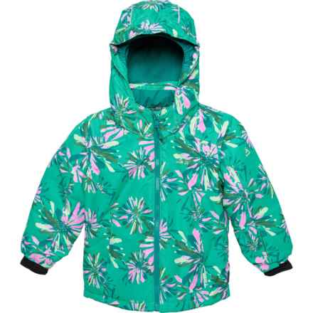 Kamik Girls Tallie Mariposa Ski Jacket - Waterproof, Insulated in Lagoon/Harbor