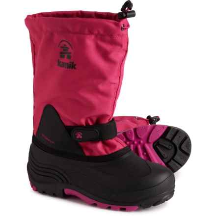 Kamik Girls Waterbug 5 Pac Boots - Waterproof, Insulated in Rose