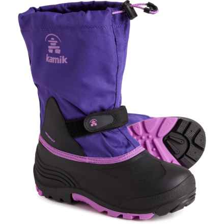 Kamik Girls Waterbug Pac Boots - Waterproof, Insulated in Purple